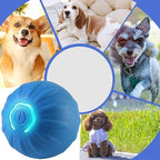 Alizure Dog Ball, Dura Spin Smart Dog Ball, Automatic Rolling Balls for Dogs Interactive Dogs Toys for Aggressive Chewers (Orange)