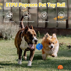 2Pcs Dog Balls Toys for Dog Aggressive Chewers, Interactive Pet Toys, Tennis Balls for Large Medium Small Puppy for Training Fetching Throwing Catching Interactive Play, Swimming, Water Floats Toys