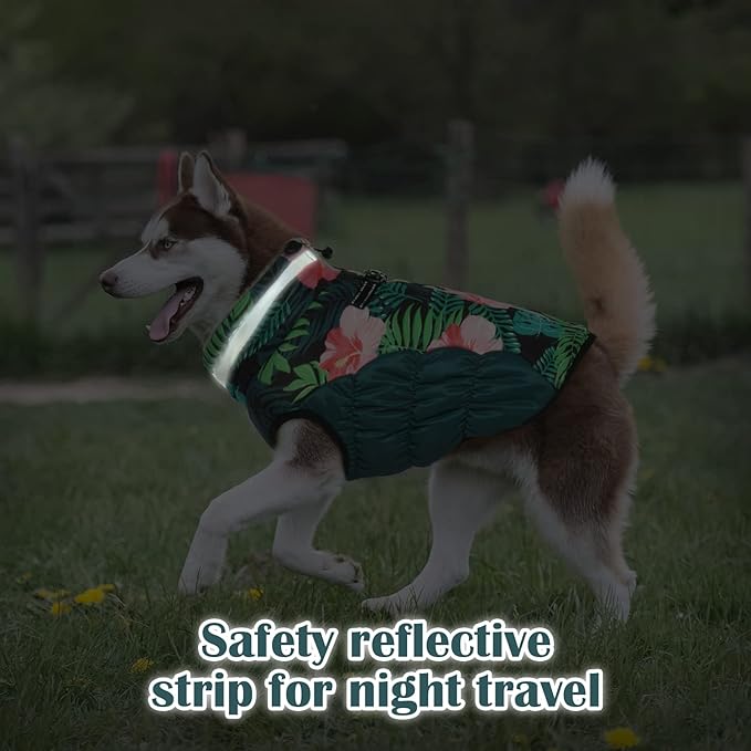 Dog Jackets for Large Dogs, Large Dog Winter Coat, Pet Cold Weather Coats, XXXL Pet Jacket with D-Ring, Waterproof Coat with Back Zipper,Snowsuit Labrador German Shepherd Doberman,XXXL