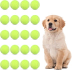 DIVINA VITAE 20Pcs Small Tennis Balls for Dogs, 2 Inch Colorful Mini Tennis Balls Fits All 2 Inch Dog Ball Launchers(Yelllow)