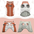 Lelepet Dog Coat Warm Dog Winter Coat Waterproof Dogs Jacket with Harness Built in Reflective Pet Fleece Vest Zip-Up Cold Weather Coats for Extra Large Dogs Turtleneck & Windproof Coats Great Dane 3XL