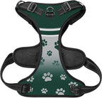Custom New York Dog Harness with Reflective Stripes Personalized Name and Number Dog Vest Harness with Pet Traction Rope for Small Medium Large Dog