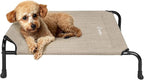 Veehoo Original Elevated Dog Bed - Outdoor Raised Cot for Small Dogs, One-Sided Raised Headboard Cooling Pet Sleeping Training Cot, Non-Slip & Breathable, M, CWC2417A
