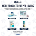Reli. Biodegradable Dog Poop Bags Rolls (600 Pack, 40 Rolls) | 9"x13" Poop Bags for Dogs | Unscented, Leak Proof Oxobiodegradable Pet Waste Eco-Friendly | Blue | Leash Clip Holder Included