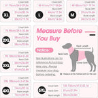 Extra Large Dog Coat, Warm Dog Winter Jacket, Waterproof Dogs Snowsuit with Foldable High Collar, Reflective Strips, Adjustable Hook & Loop Closure - Ideal for Cold Weather - Pink 4XL