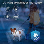 Super Bright LED Dog Collar - Fully Waterproof & Adjustable Glow Collar - USB-C Rechargeable for Night Walking, Safety - Flashing Lighted Collar for Dogs(White,Medium)