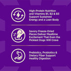 Wellness CORE+ Dry Dog Food with Freeze Dried Pieces, Grain Free, High Protein, Natural, Original Turkey & Chicken Recipe, (10-Pound Bag)