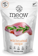 The New Zealand Natural Pet Food Co Meow Freeze Dried Cat Food - Wild Brushtail Recipe, High Protein Treats, Meals & Toppers,Dry Cat Food,1.76 oz