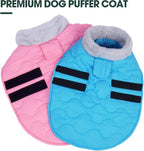 Kuoser Dog Coat, Dog Jackets for Large Dogs, Warm Winter Coat Cold Weather Coats, Doggie Snow Jacket Warm Pet Apparel Clothes for Golden Retriever Labrador, Pink XXXL