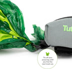 Tuff Mutt Dog Poop Bag Holder for Leash, Lightweight Dispenser for Pet Waste Bags, Easy Cleanup Accessory for All Leashes, Includes Bags