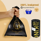 Dog Poop Bags, 20 Rolls (300 Bags) Value Pack Dispenser, Walking and Training Puppy Accessories, Hands-Free Carrier, Supports Small, Medium, Large Breeds. Committed to Give Back to Charity