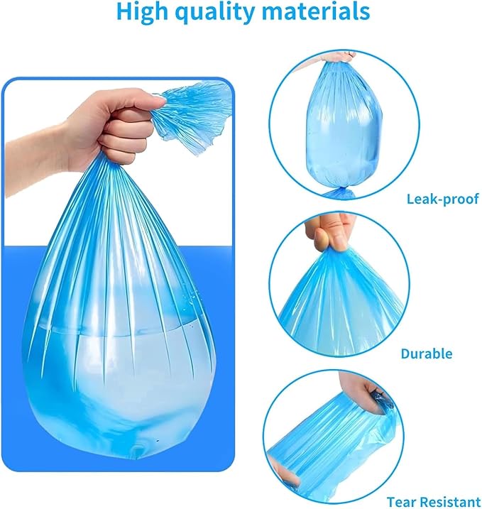 4 Pack Jumbo Square Refills Disposal Bags Refill Compatible with Pet Dogs Genie Dog Waste Disposal System Pails, Ultimate Odor Control Dog Poop Bags