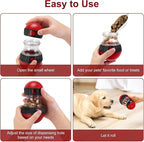 Dog Treat Toy, Interactive Treat Dispensing Dog Toys, Adjustable and Durable Dog Puzzle Toy for Small/Medium/Large Breed Dogs to Keep Them Busy