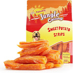 Jungle Calling Sweet Potato Dog Treats,Low Fat Natural Soft Chews for Weight Management, Single Ingredient and Grain Free Healthy Snacks Puppy Adult Dogs,10.6oz