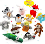 SHARLOVY Dog Squeaky Toys for Small Dogs,Stuffed Animal Puppy Toy,Cute Puppy Chew Toy for Dog Teething, for Small to Medium Dogs,Soft Plush Pet Toys Pack 12 in Gift Box