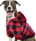 SlowTon Dog Hoodie Tie Dye - Warm Dog Sweater Hoodies with Pocket, Fall Winter Dogs Coat Jacket Pet Outfit Puppy Hooded Sweatshirt Clothes for Small Medium Large Dogs Boy Girl (Red, 3XL)