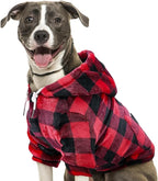 SlowTon Dog Hoodie Tie Dye - Warm Dog Sweater Hoodies with Pocket, Fall Winter Dogs Coat Jacket Pet Outfit Puppy Hooded Sweatshirt Clothes for Small Medium Large Dogs Boy Girl (Red, 3XL)