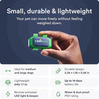 Dog GPS Tracker - Real-Time Location Tracking Device with App - Smart Alerts & Geo-Fence - Collar-Compatible, Waterproof - Long-Life Battery - iOS & Android (12-Mo Subscription Included)