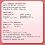 Duck Double Purple Sweet Potato Wraps Dog Treats, Healthy Low Fat Dog Jerky High Protein for Training Treats Snacks, Chewy for Small Medium Large Dogs 12-15 Counts