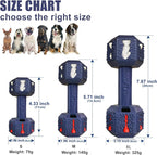 Dog Chew Toys for Aggressive Chewers,Food Grade Non-Toxic Dental Pet Toy,Tough Durable Indestructible Dog Toys for XSmall Dogs.Blue（5IB-8IB）