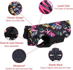 GMF Winter Dog Jacket - Reversible, Windproof & Waterproof, Thick Soft Coat with Leash Hole for Small to Large Dogs