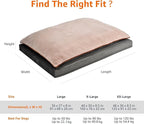 Amazon Basics Dog Bed with Cooling Gel Memory Foam, Pressure-Relief Support for Dogs up to 120lbs, Non-Slip Bottom, Machine Washable Cover, Giant Sized (48" x 36"), Grey