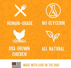 Full Moon All Natural Human Grade Dog Treats, Essential Chicken Savory Bites, 16 Ounce