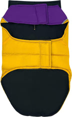 NCAA LSU Tigers Puffer Vest for Dogs & Cats, Size Small. Warm, Cozy, and Waterproof Dog Coat, for Small and Large Dogs/Cats. Best NCAA Licensed PET Warming Sports Jacket