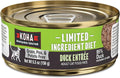 KOHA Limited Ingredient Diet Duck Pate for Cats - Single Meat Wet Cat Food for Sensitive Stomachs - Pate Cat Food with No Fillers - 5.5oz Pack of 24