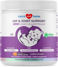 Glucosamine for Cats - 4.23oz/120g Powder - Hip and Joint Supplement for Cats with Green Lipped Mussel, MSM, Chondroitin, and Vitamin E