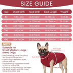 ROZKITCH Dog Sweaters Soft Fleece Pullover Sweatshirt Pajamas, Turtleneck Warm Pet Cold Weather Jacket Stretchy Vest Jumpsuit Apparel Outfit Clothes for Small Medium Large Dogs Walking Sleep Red M