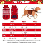 SCENEREAL Dog Sweaters for Small Dogs - Soft, Warm Turtleneck Small Dog Sweater, Ugly Knit Dog Christmas Outfits for Dachshund, Chihuahua, Pug, Yorkie,Winter Pet Clothes Girl Boy, XS