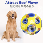 SCHITEC Dog Balls with Bell Sound, [2 Pack] Rubber Bouncy Fetch Ball for Medium Large Dogs, 3” Interactive Pet Chew Toys