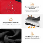 Dog Winter Coat with Harness Built-in | Waterproof Dog Jacket with Zipper & Fleece Lining | Reflective Cold Weather Coat for Small Medium Large Dogs