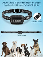 Wireless Dog Fence for 2 Dogs, GPS Wireless Dog Collar with 3 Warning Modes, Pet Containment System with AI Smart Signal, Electric Dog Fence Collar for Outdoor Use Only(2 Collars)