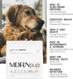 MDRNpup® Unique Dog Treats, Human Grade and All-Natural, Only Four Ingredients, High Protein - Amino Acids, Nothing Artificial, Soft Baked in The USA (13.2 Ounce, Chickpea & Pumpkin)