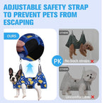 PAWCHIE Dog Grooming Hammock Harness for Dogs & Cats with Pet Nail Clipper Trimmer - Cat Hanger Sling for Trimming Clipping Nails- Dog Hammock Restraint Bag for Small Medium Large Dog, Navy Blue M