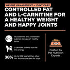 Go! Solutions Weight Management + Joint Care, Grain-Free Dry Dog Food, Salmon Adult and Senior Recipe, 3.5 lb Bag