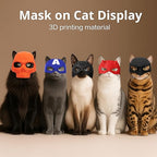 Cat Bat Mask Halloween Costumes Accessories for Cats, Cat Bat Cosplay Apparel (Medium, Orange Skull)