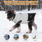 KOOLTAIL Dog Fleece Vest Sweater, Zip Up Step-in Pullover Warm Puppy Jacket with Dual Leash D-Ring for Small Medium Dogs, Cozy Soft Pet Winter Cold Weather Coats Fall Clothes Hoodie Boy Girl, Black S