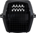 Petmate Pet Porter Dog Kennel 24", Dark Gray & Black, for Pets 15-20lbs, Made in USA