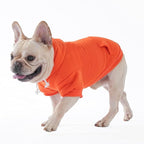 KOOLTAIL Fall Dog Hoodie - Soft & Warm Dog Thanksgiving Sweater with Leash Hole and Pocket, Pet Winter Coat, Cold Weather Clothes Sweatshirt for Small Medium Large Dogs Puppy Cat Boys Girls, Orange L
