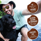 Smart Cookie Salmon Jerky Dog Treats - DHA, Omega Strips for Dogs & Puppies with Allergies, Sensitive Stomachs with Wild Caught Alaskan Salmon- Dehydrated, Grain Free, Made in USA - 3oz Bag, Pack of 3