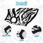 Adorable Zebra Print Dog Shirts – Lightweight, Cozy Outfit for Small to Medium Dogs, Soft & Snuggly Pet Wear for Everyday Comfort and Cuteness.Black XS
