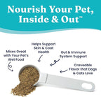 Solid Gold Cat & Dog Multivitamin Powder - Kelp Powder, Omega 3 & Vitamins for Dental, Digestive, Immune, Skin & Coat Health - Multi Vitamin for Dogs & Cats - Cat & Dog Food Additive Supplement - 5oz