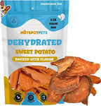 hotspot pets Dehydrated Sweet Potato Dog Treats (2 Pound Bag)- All Natural Rawhide Free, Grain-Free, & High in Fiber- Ideal for Small to Large Dogs - Perfect Dog Chews for Training, or Treat
