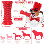 VANFINE Indestructible Squeaky Dog Toy – Tough Rubber Chew Toy for Aggressive Large Dogs, Durable and Safe for Interactive Play