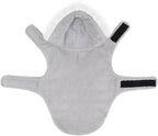 HDE Dog Puffer Jacket Fleece Lined Warm Dog Parka Winter Coat with Harness Hole 90s Colorblock - S