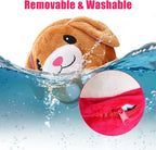 Interactive Plush Dog Toys, Interactive Puppy Toy Bouncing Rolling Dogs Ball Remote Control Dogs Toys with Music,Self Moving Pet Toy for Small/Medium/Large Bored Dog to Keep Them Busy