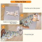 Cat Wrap for Grooming,Cat Wrap for Cutting Nails,Self-Adherent Soft Cat Blanket，Restrain The Cat to Keep Calm,Anti-Bite, Anti-Scratch, Wrap Anti-Escape Grooming Bags for Cats (Within 6lbs)